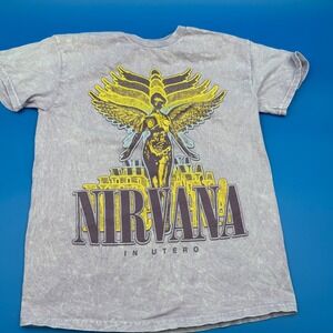 Nirvana In Utero Tie Dye T Shirt Mens‎ Medium Rock Band Music Merch - See photos